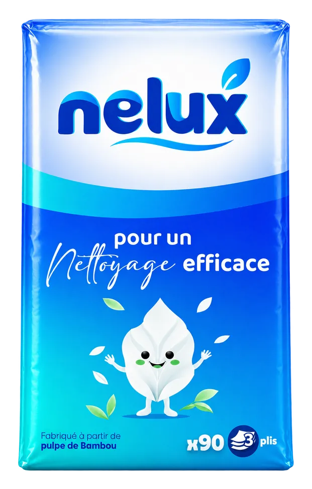 Paquet NELUX 90, 90 mouchoirs 3 plis